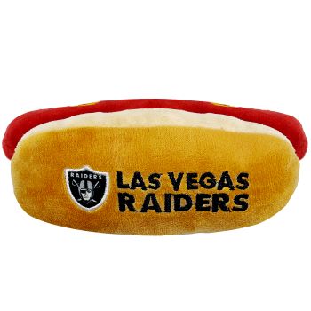 Las Vegas Raiders- Plush Hot Dog Toy
